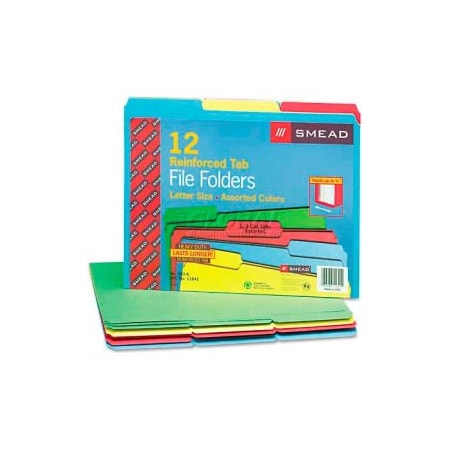 Smead FOLDER, LTR 1/3, 1AST, 12PK 11641